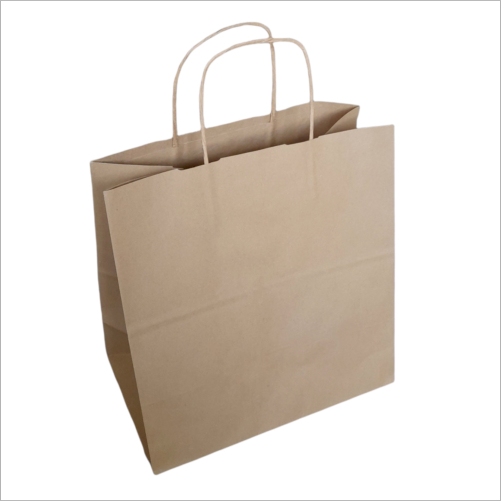 Sacos de papel asa retorcida kraft take away